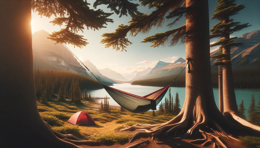 Hammock tent canada in the woods