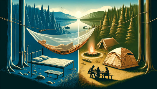 Hammock Camping vs Traditional Camping hammock tent