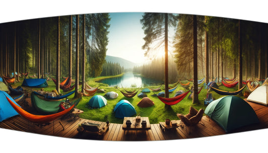 Hammock Tent Brands Comparison Hawk Nest Hammocks shown set up in forest