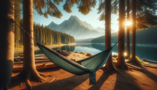 hammock tent set up hacks and tips hawk nest hammock tent shown in a forest for beginners canada
