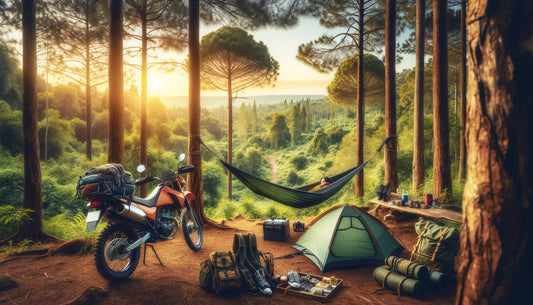 hammock tent vs bivy sacks shown in a forest setting in canada