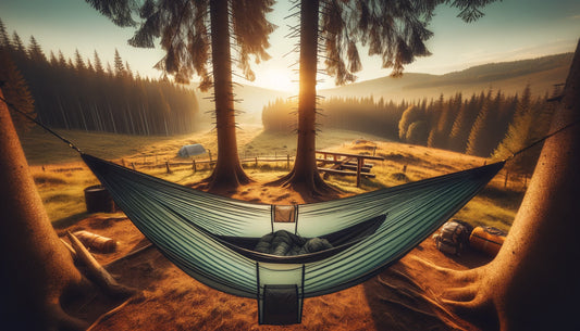 hammock tent ventilation shown set up in a hawk nest hammock canada